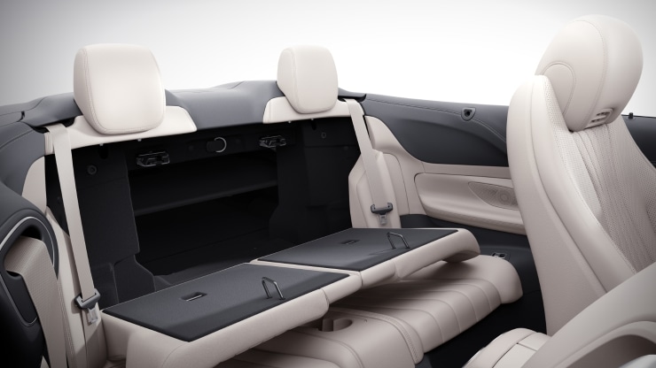 Sitzlehnen im Fond klappbar Bild 1