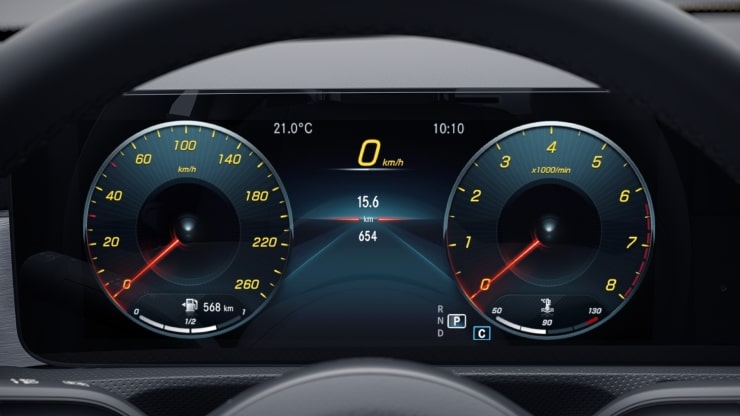 Visualizador del cuadro de instrumentos completamente digital 3