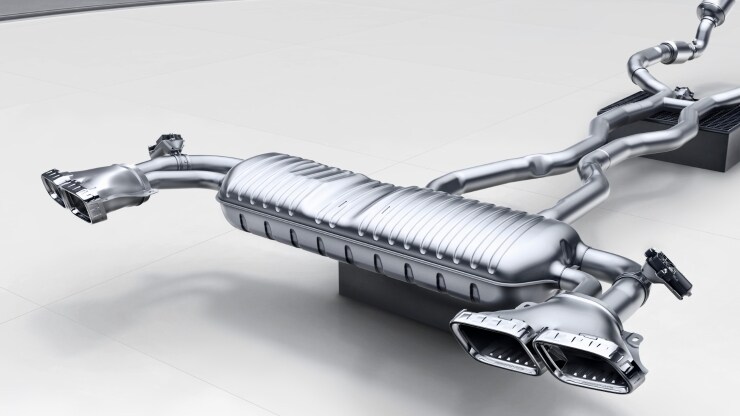 AMG Performance-Abgasanlage schaltbar 4