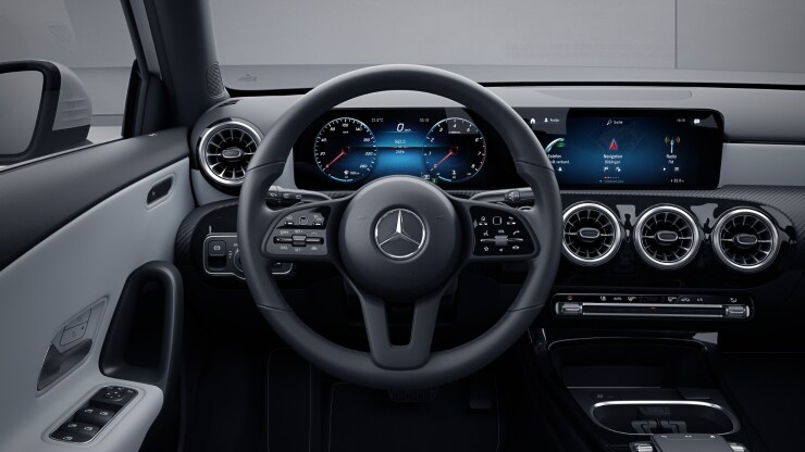 Multifunktions-Sportlenkrad in Leder Bild 1