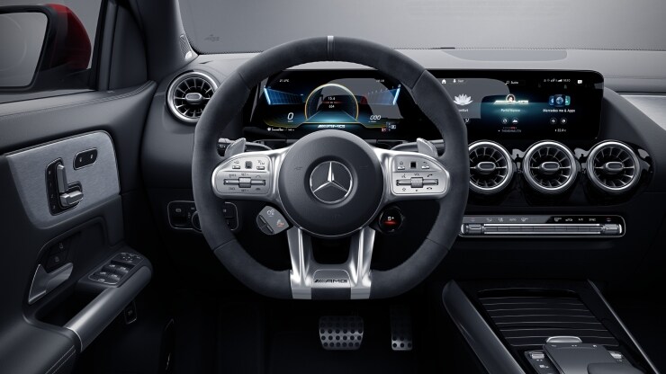 AMG Performance Lenkrad in Mikrofaser DINAMICA Bild 1