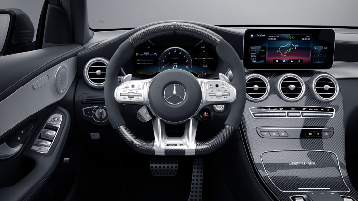 AMG Performance Lenkrad in Carbon-Design &sol; Mikrofaser DINAMICA Bild 1