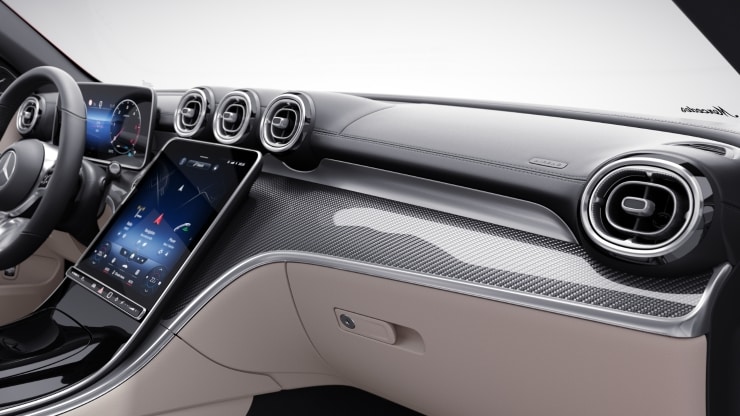 Insert d&eacute;coratif AMG en carbone 1