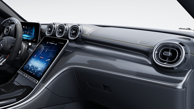 Insert d&eacute;coratif AMG en carbone 2