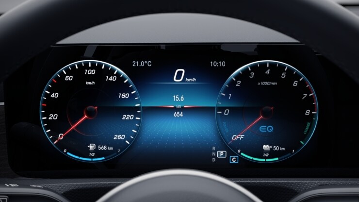 Serienausstattung f&uuml;r Mercedes-Benz A 250 e 3