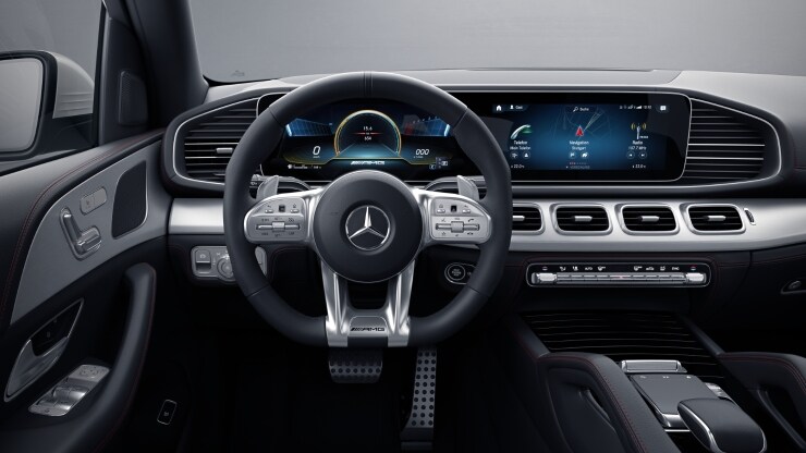 AMG Performance Lenkrad in Leder Nappa &sol; Mikrofaser MICROCUT 2