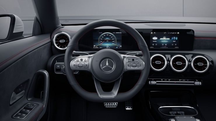 Multifunktions-Sportlenkrad in Leder Nappa Bild 1