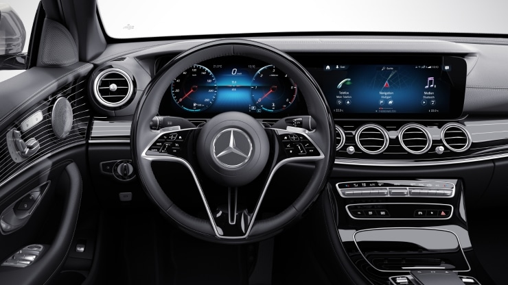 Multifunktions-Lenkrad in Holz-Leder-Ausf&uuml;hrung Bild 1