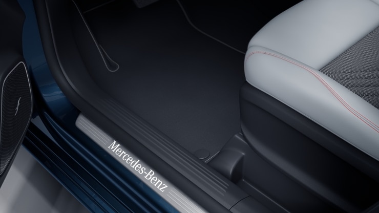 Listones de umbral con distintivo &laquo;Mercedes-Benz&raquo;&comma; iluminados y con cubiertas intercambiables Imagen 1