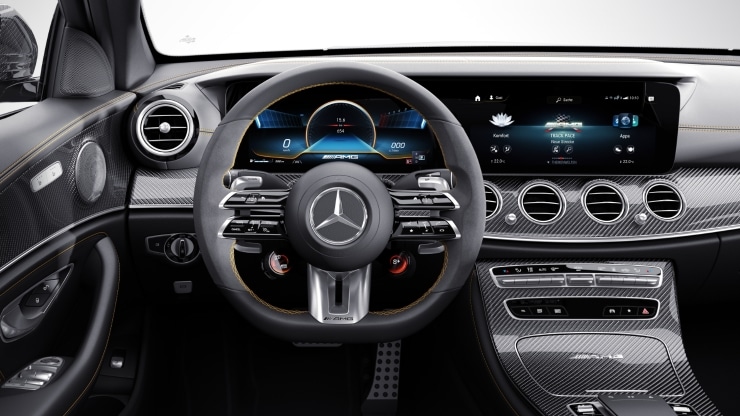 AMG Performance Lenkrad in Leder Nappa &sol; Mikrofaser MICROCUT Bild 1