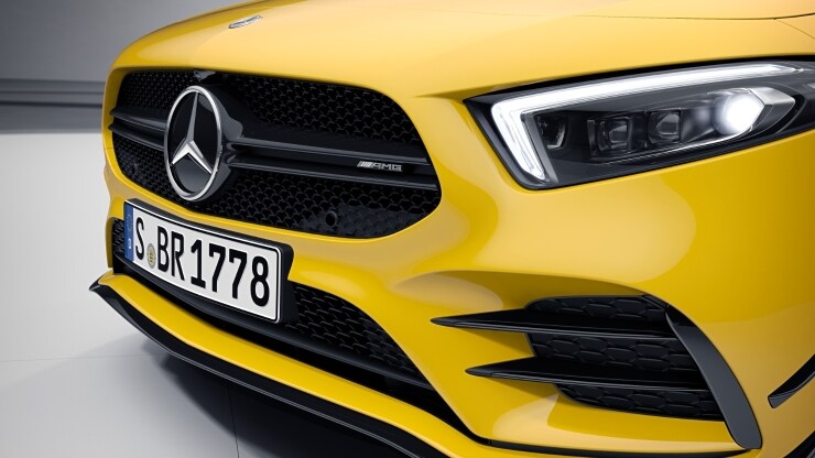Calandra del radiador específica de AMG, oscurecida 1
