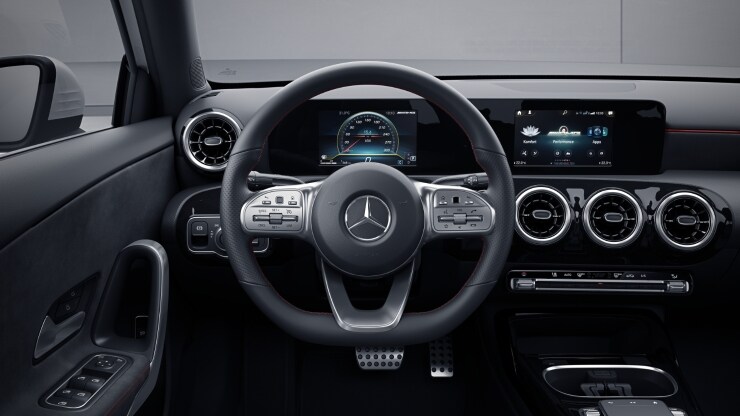 Multifunktions-Sportlenkrad in Leder Nappa 2