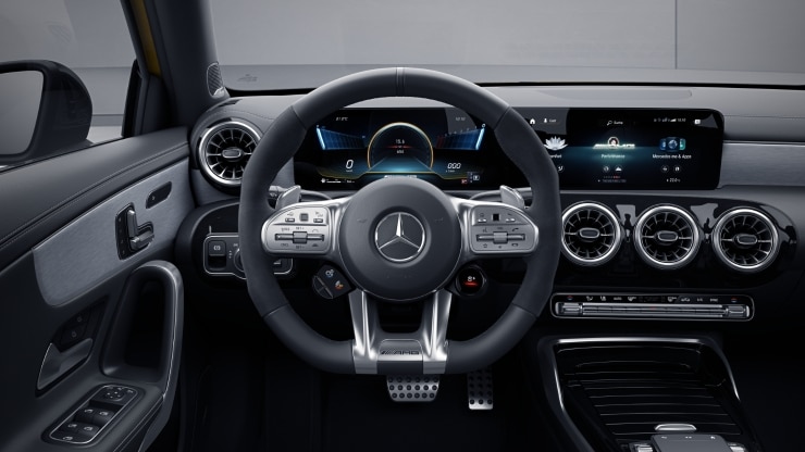 AMG Performance Lenkrad in Leder Nappa &sol; Mikrofaser MICROCUT Bild 1