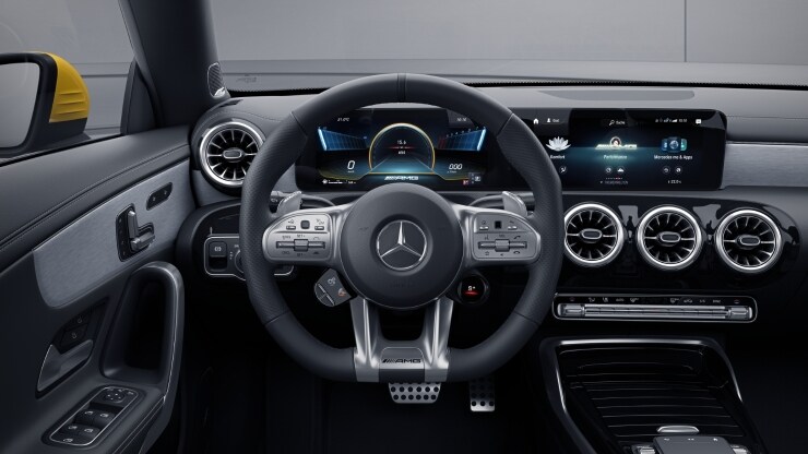 AMG Performance Lenkrad in Leder Nappa &sol; Mikrofaser MICROCUT Bild 1