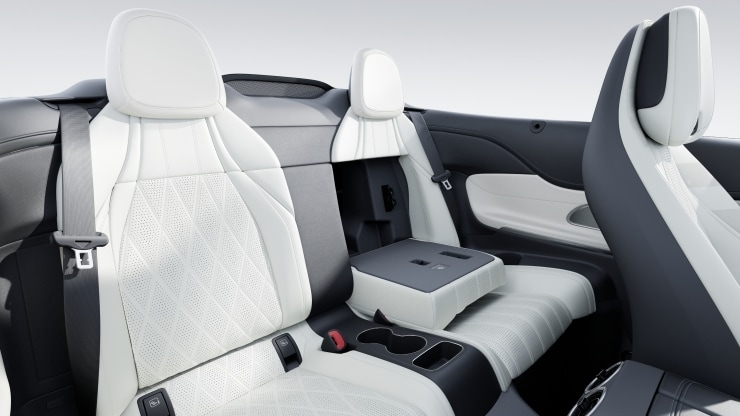 Sitzlehnen im Fond klappbar 1