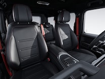 Classe G Véhicule tout-terrain MANUFAKTUR ceintures de sécurite rouges