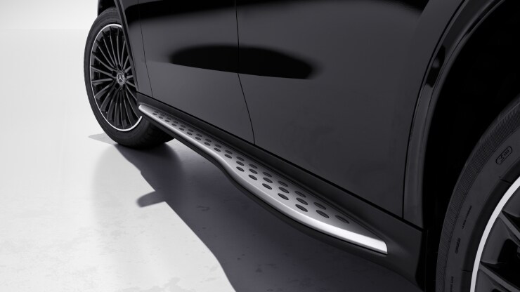 Trittbretter in Aluminium-Optik mit Gumminoppen 1