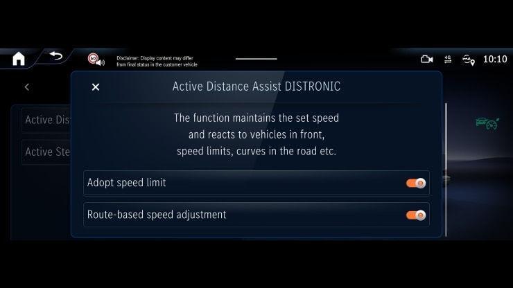 Aktiver Geschwindigkeitslimit-Assistent 2