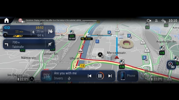 Digitales Extra&colon; MBUX Navigation Premium 3