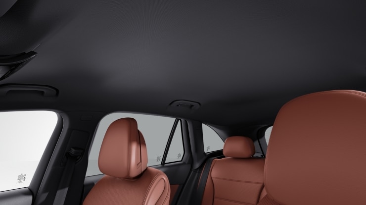 Ciel de pavillon en tissu noir 1