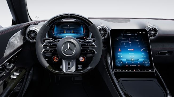 AMG Performance Lenkrad in Carbon-Design &sol; Mikrofaser MICROCUT Bild 1