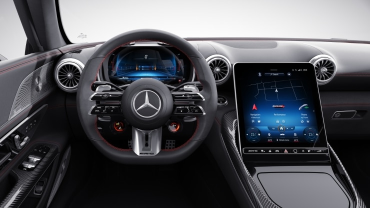 AMG Performance Lenkrad in Leder Nappa &sol; Mikrofaser MICROCUT Bild 1