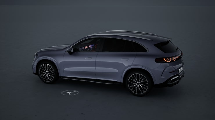 Eclairage de la zone environnante avec projection du logo de la marque Image 1