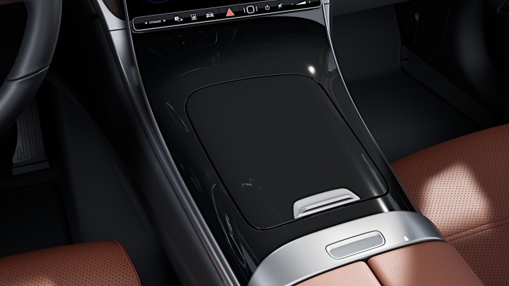 Mittelkonsole in Schwarz hochglänzend 1