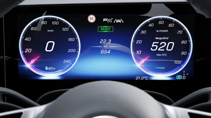 Fahrerdisplay Bild 1