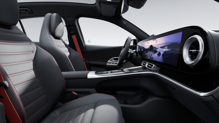 Ceintures de s&eacute;curit&eacute; de couleur rouge 1