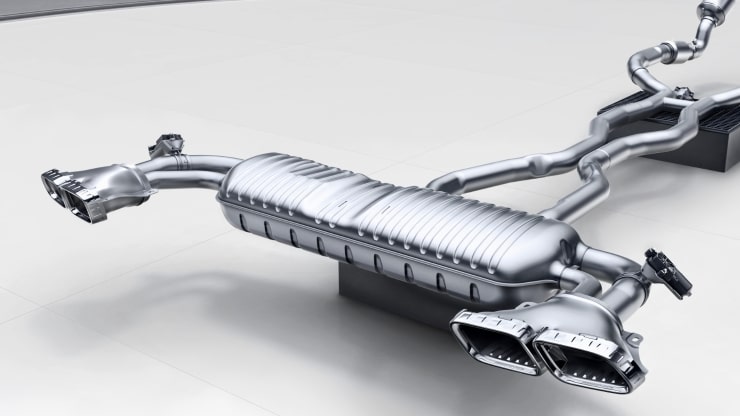 Syst&egrave;me d&rsquo;&eacute;chappement commutable AMG Performance 3