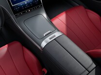 CLE Coupé Consola central en efecto rombos gris plata