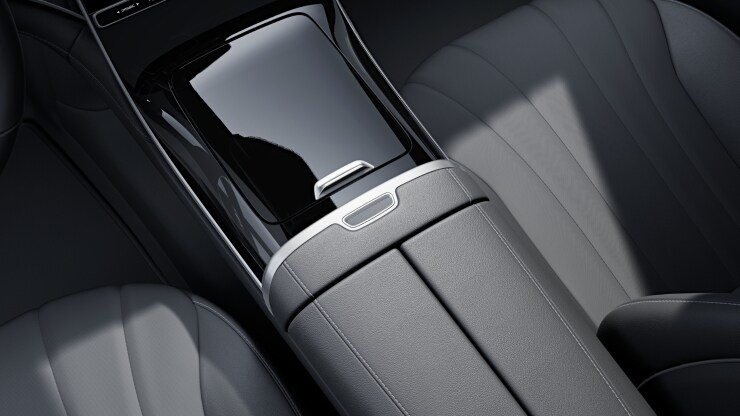 Mittelkonsole in Schwarz hochglänzend 1