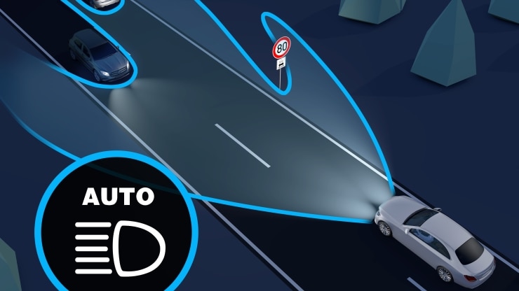 Adaptacyjny asystent &sacute;wiate&lstrok; drogowych Highbeam Plus 1