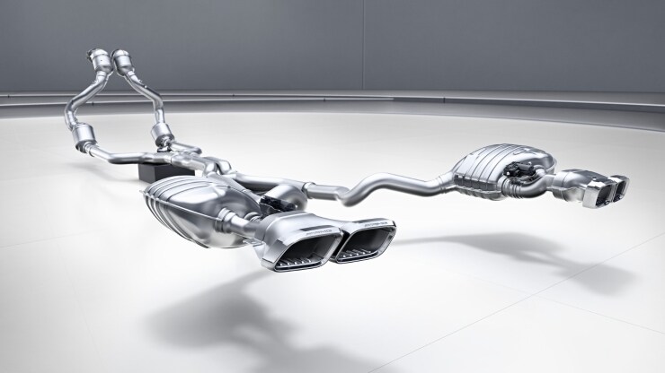 AMG Performance-Abgasanlage schaltbar 2