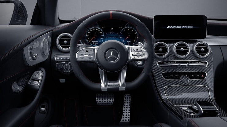AMG Performance Lenkrad in Leder Nappa &sol; Mikrofaser MICROCUT Bild 1