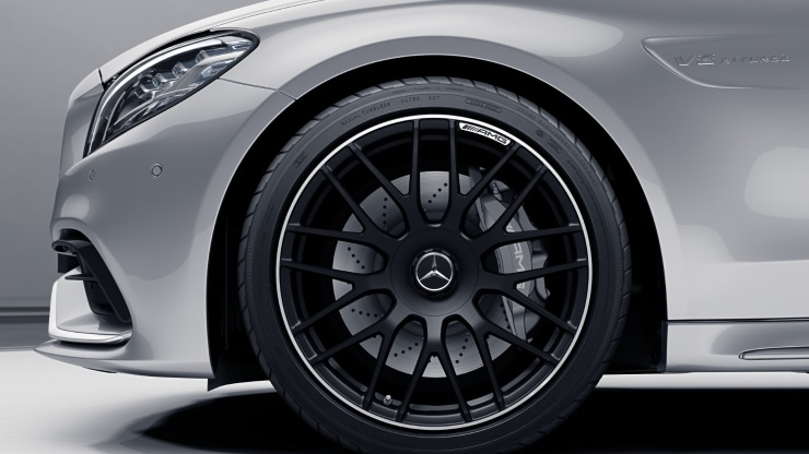48,3 cm (19")/50,8 cm (20") AMG Schmiederäder im Kreuzspeichen-Design Bild 1