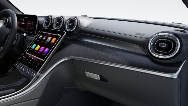 Zierelemente Holz Linde linestructure anthrazit offenporig 2