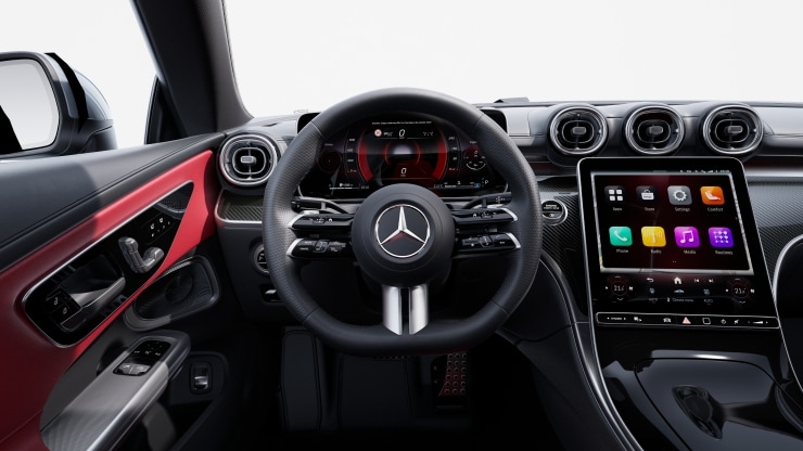 Multifunktions-Sportlenkrad in Leder Nappa Bild 1