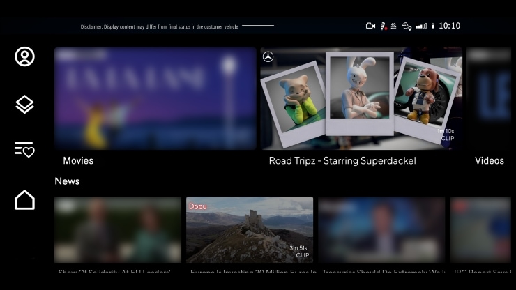 Digitales Extra&colon; Vorr&uuml;stung f&uuml;r MBUX Entertainment Plus 3