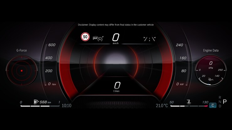 Fahrerdisplay 8