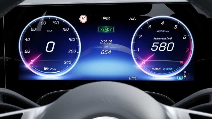 Fahrerdisplay Bild 1