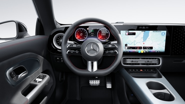 Multifunktions-Sportlenkrad in Leder Nappa Bild 1