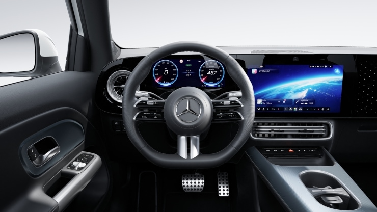 Multifunktions-Sportlenkrad in Leder Nappa Bild 1