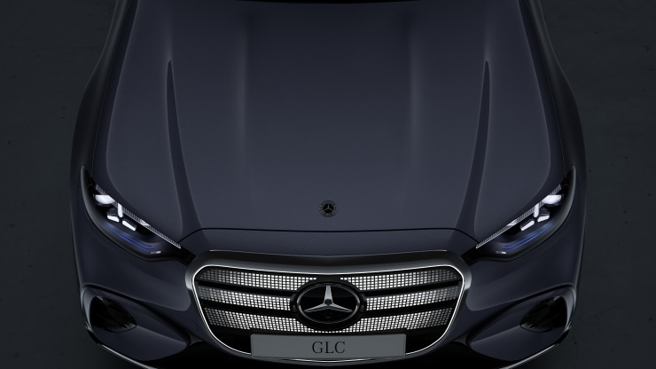 Calandre embl&eacute;matique Mercedes-Benz avec panneau &eacute;clair&eacute; 2