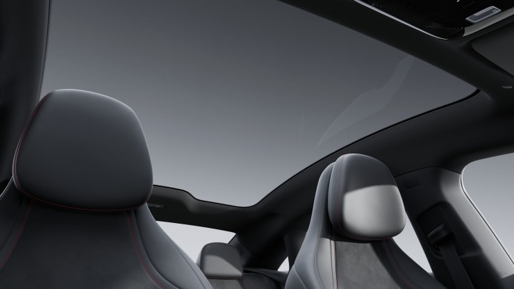 Techo interior de tela negro 1