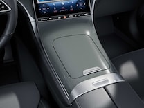 GLC Consolle centrale design a rombi, grigio argento