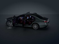S-Class Saloon Ambient lighting with projection of brand logo