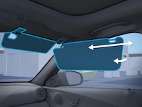 Mercedes-Maybach EQS SUV Alette parasole con specchietto di cortesia illuminato