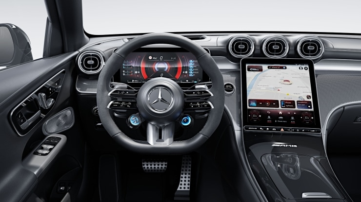 Kierownica AMG Performance wyko&nacute;czona sk&oacute;r&aogon; nappa oraz mikrofibr&aogon; MICROCUT 2